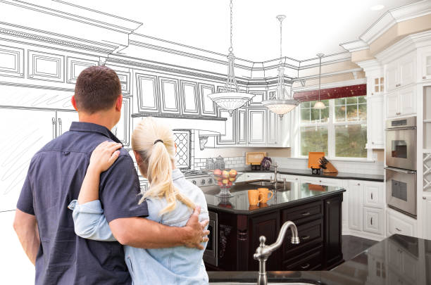 Professional Cabinet Installation technician working in Jenkintown, PA